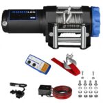 Manufacturers Wholesale Steel Electric Recovery Winch 12V/24V Small Off-Road Vehicle Portable Self-Help Winch Wireless Remote