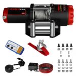 High-Performance Electric Winch 4500lbs Capacity for 4x4 Vehicles 12V/24V Steel Wire Rope Durable Steel Material