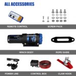 4000 5000 8000 12000lbs 12v 24v Offroad 4x4 SUV Electric Winch Lifting Equipment Hoist Winch - Image 3